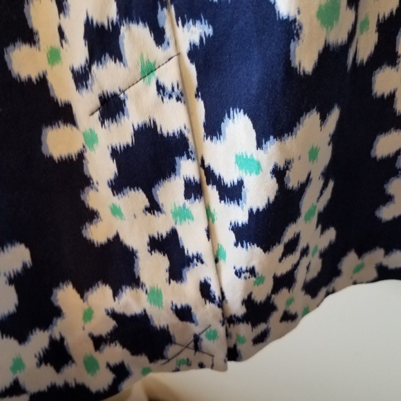 Chaps Floral High Neck Sleeveless Dress Pockets 14 - Picture 6 of 6